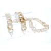 Cell-Brillenkette mit Gummischlaufe und Stopper in Marmor