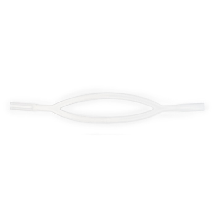 Kinder - Brillenband aus Silikon mit Tube-Endstück - in Small Transparent