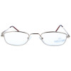 Klassische Lesebrille / -hilfe FINLEY aus Metall mit Ansteck-Clip und Federscharnier in Gold + 3,00 dpt