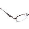 Klassische Lesebrille / -hilfe FINLEY aus Metall mit Ansteck-Clip und Federscharnier in Bronze + 2,50 dpt