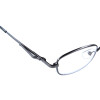 Klassische Lesebrille / -hilfe FINLEY aus Metall mit Ansteck-Clip und Federscharnier in Gun + 3,50 dpt