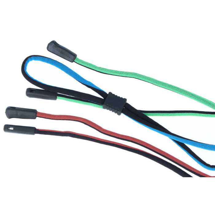 Zweifarbiges Brillenband / Brillenkordel / Sportband mit Stopper und Grip-Befestigung
