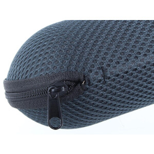 Großes, sportliches Etui für Sport-, Sonnen- und Überbrillen mit Reißverschluss in Dunkelgrau