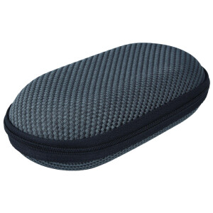 Großes, sportliches Etui für Sport-, Sonnen- und Überbrillen mit Reißverschluss in Dunkelgrau