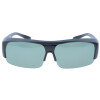 Überbrille / Sonnenbrille im schicken Design mit Sonnenschutz und Polarisation in Schwarz