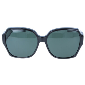 Moderne Überbrille / Sonnenbrille mit Sonnenschutz und Polarisation in Schwarz inkl. Etui in Dunkelgrau
