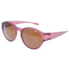 Ofar Überbrille / Sonnenbrille mit 100 % UV-400 Schutz und Polarisation in Bordeaux + Beutel