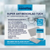 Super Antibeschlag-Tuch mit Nanoversieglung für alle Gläserarten, Visiere, Skibrillen, Taucherbrillen