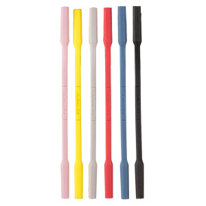 Elastisches Silikonband in Grau mit Tube-Endstück von JULBO in Gr. S