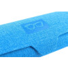 Schickes Hartschalen-Etui CYPRUS mit Brillen-Prägung und Magnetverschluss in Blau