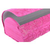 Edles Hartschalen-Etui LEYLA mit schicker Ornamentprägung und Magnetverschluss in Pink