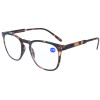 Schicke Fertiglesebrille / Lesehilfe TAILOR mit großem Blickfeld und Federscharnier in Havanna + 2,50 dpt