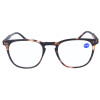 Schicke Fertiglesebrille / Lesehilfe TAILOR mit großem Blickfeld und Federscharnier in Havanna + 2,50 dpt