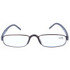 Schicke, klassische Fertiglesebrille / - hilfe NOTARY aus hochwertigem Kunststoff in Grau + 1,50 dpt
