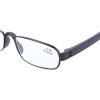 Schicke, klassische Fertiglesebrille / - hilfe NOTARY aus hochwertigem Kunststoff in Grau + 1,50 dpt