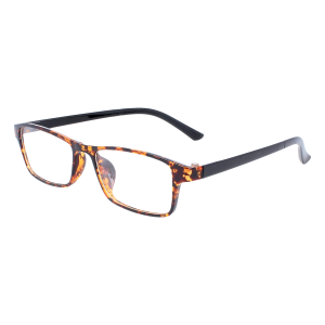 Moderne Higo Brillenfassung TR 1646 C3 in Havanna - mit Clip