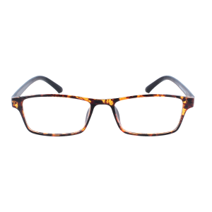 Moderne Higo Brillenfassung TR 1646 C3 in Havanna - mit Clip