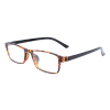 Moderne Higo Brillenfassung TR 1646 C3 in Havanna - mit Clip