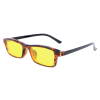 Moderne Higo Brillenfassung TR 1646 C3 in Havanna - mit Clip