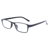 Unisex HIGO Brillenfassung TR 1646 in Schwarz mit Sonnenclip