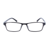 Unisex HIGO Brillenfassung TR 1646 in Schwarz mit Sonnenclip