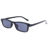 Unisex HIGO Brillenfassung TR 1646 in Schwarz mit Sonnenclip