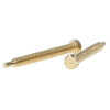 Glasbrillenschrauben / Schrauben für Brillen in Gold 1,2 mm x 12 mm
