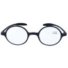 Moderne Fertiglesebrille / -hilfe BENJA in schicker Panto-Form mit flexiblen Bügeln | TR-90 in Schwarz + 1,00 dpt