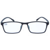 Klassische Lesebrille LORIS aus Kunststoff mit Blaulichtfilter / Blueblocker und Mehrfachentspiegelung in Schwarz + 4,00 dpt