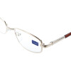 Dezente Fertiglesebrille DOCKER aus hochwertigem Metall mit Federscharnier in Gold + 1,50 dpt