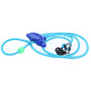 Niedliche, flexible Brillenkordel für Kinder mit Gummischlaufe und Stopper in Blau