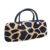 Schönes Hartschalenetui - Handtasche in Safari -...