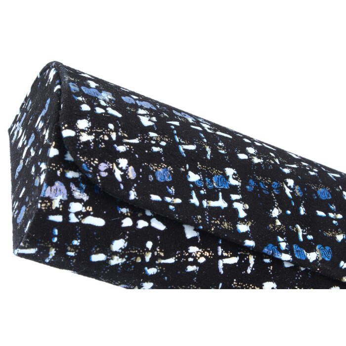 Blau gemustert Wildleder