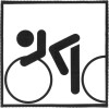 Design Microfasertuch mit dynamischen Sportmotiven 20 x 20cm