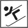 Design Microfasertuch mit dynamischen Sportmotiven 20 x 20cm