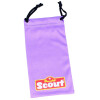 Brillenbeutel/Steck-Etui  mit Kordelzug mit Scout-Logo...