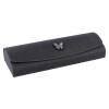 Brillenetui BUTTERFLY Schwarz – Halbhartes Etui mit...